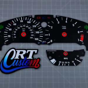BMW E36 Premium Seri 160 Mil Amerikan Kadran Kağıdı – Schwarz